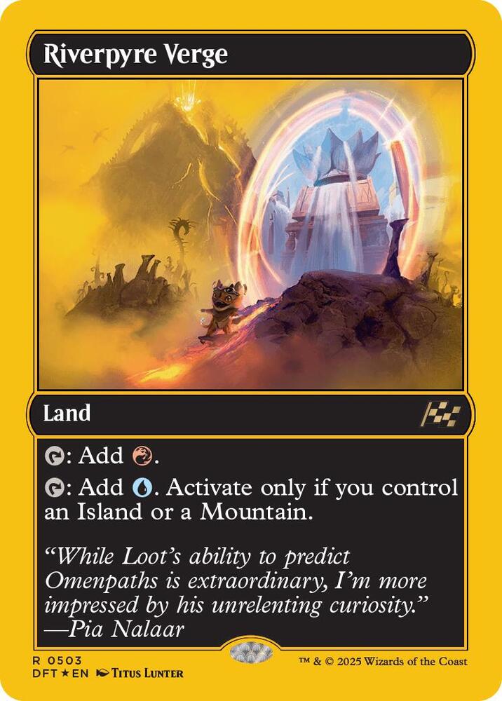 Riverpyre Verge 503/291 (Aetherdrift)  - First-Place Foil