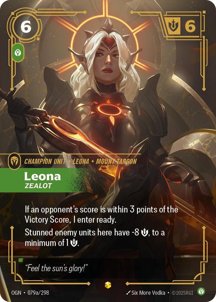 Leona - Zealot 079a/298 (Origins)  - Foil