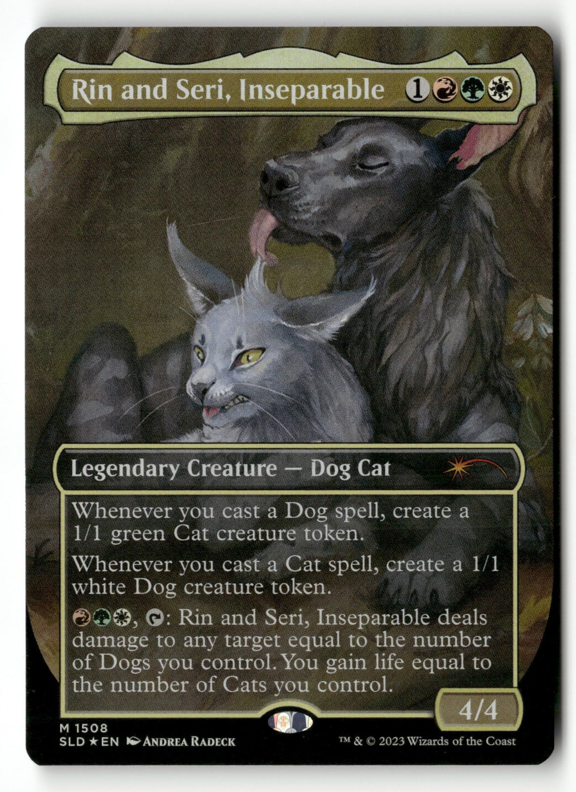 MTG Secret Lair Drop Series 1508 Rin and Seri, Inseparable () M NM (Back)