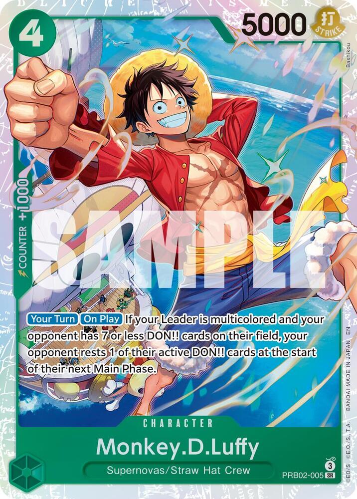 Monkey.D.Luffy PRB02-005 (Premium Booster -The Best- Vol. 2)  - Foil