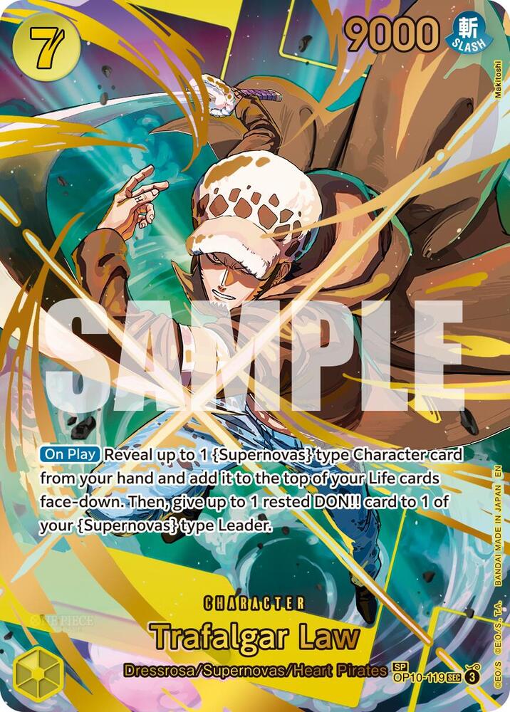 Trafalgar Law OP10-119 (Premium Booster -The Best- Vol. 2)  - Special Foil