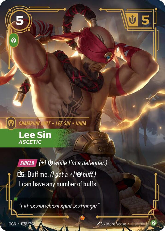 Lee Sin - Ascetic 78/298 (Origins)  - Foil