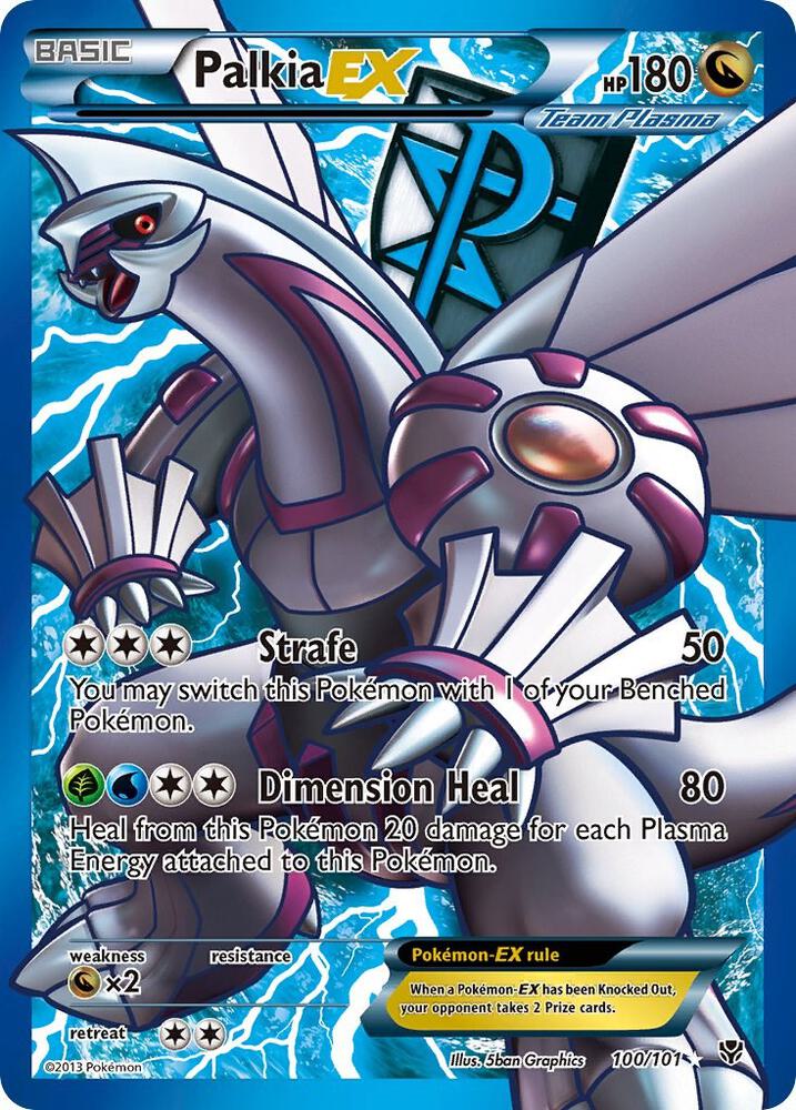 Palkia EX Team Plasma 100/101 (Plasma Blast)  - Holofoil