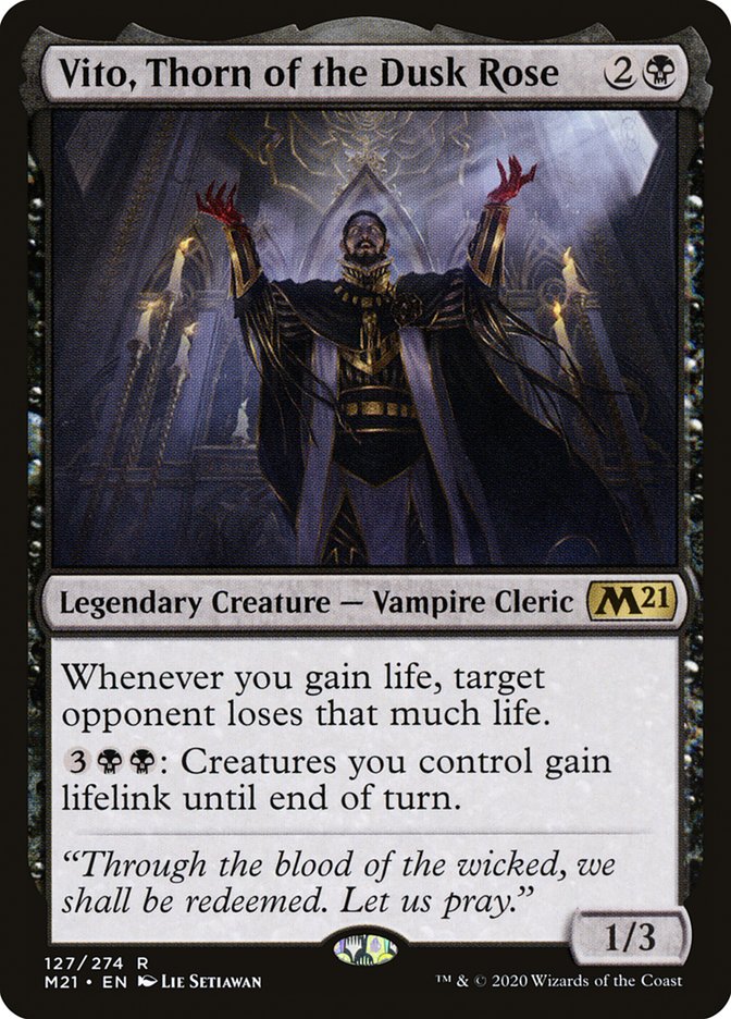 Vito Thorn of the Dusk Rose 127 (Core Set 2021) 