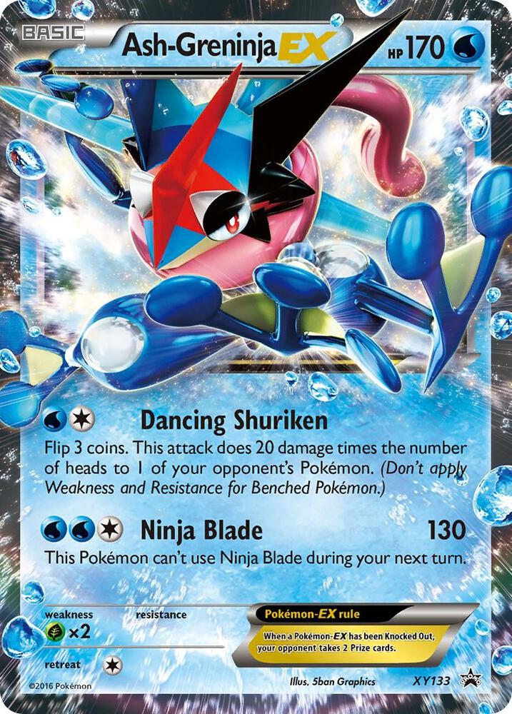 Ash Greninja EX XY133 (XY Promos)  - Holofoil