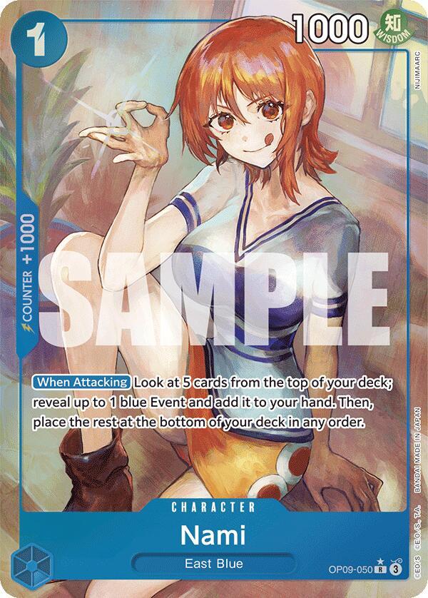 Nami OP09-050 (Emperors in the New World)  - Alternate Art Foil