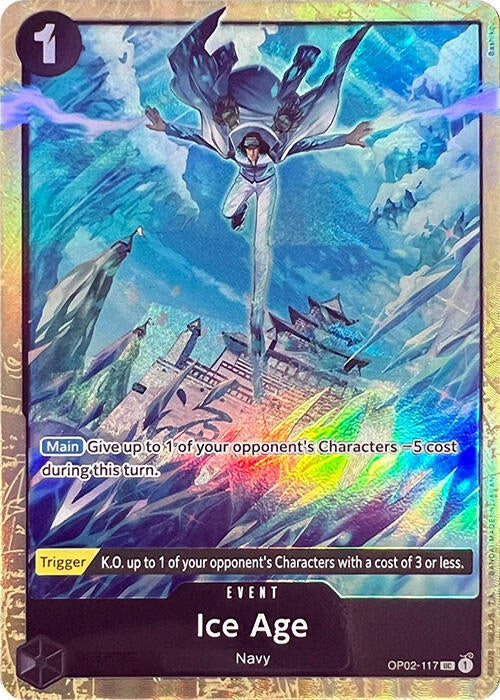 Ice Age (PCC Vol.1) OP02-117 (One Piece Promotion Cards)  - Alternate Art Foil