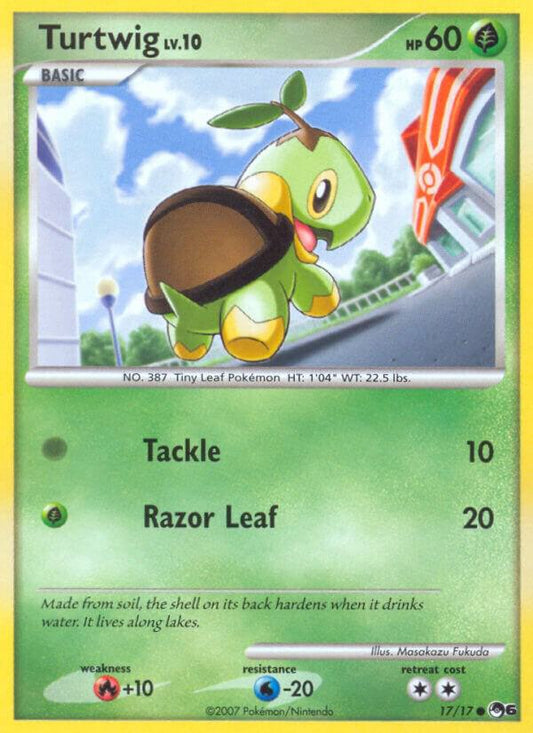 Turtwig 017/017 (POP Series 6)  - Holofoil