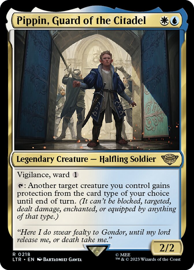 Pippin, Guard of the Citadel 218 (Universes Beyond: The Lord of the Rings: Tales of Middle-earth) 