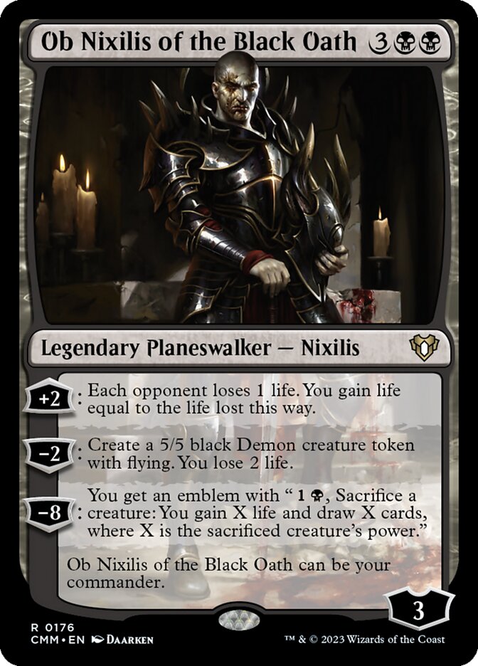 Ob Nixilis of the Black Oath 176 (Commander Masters) 