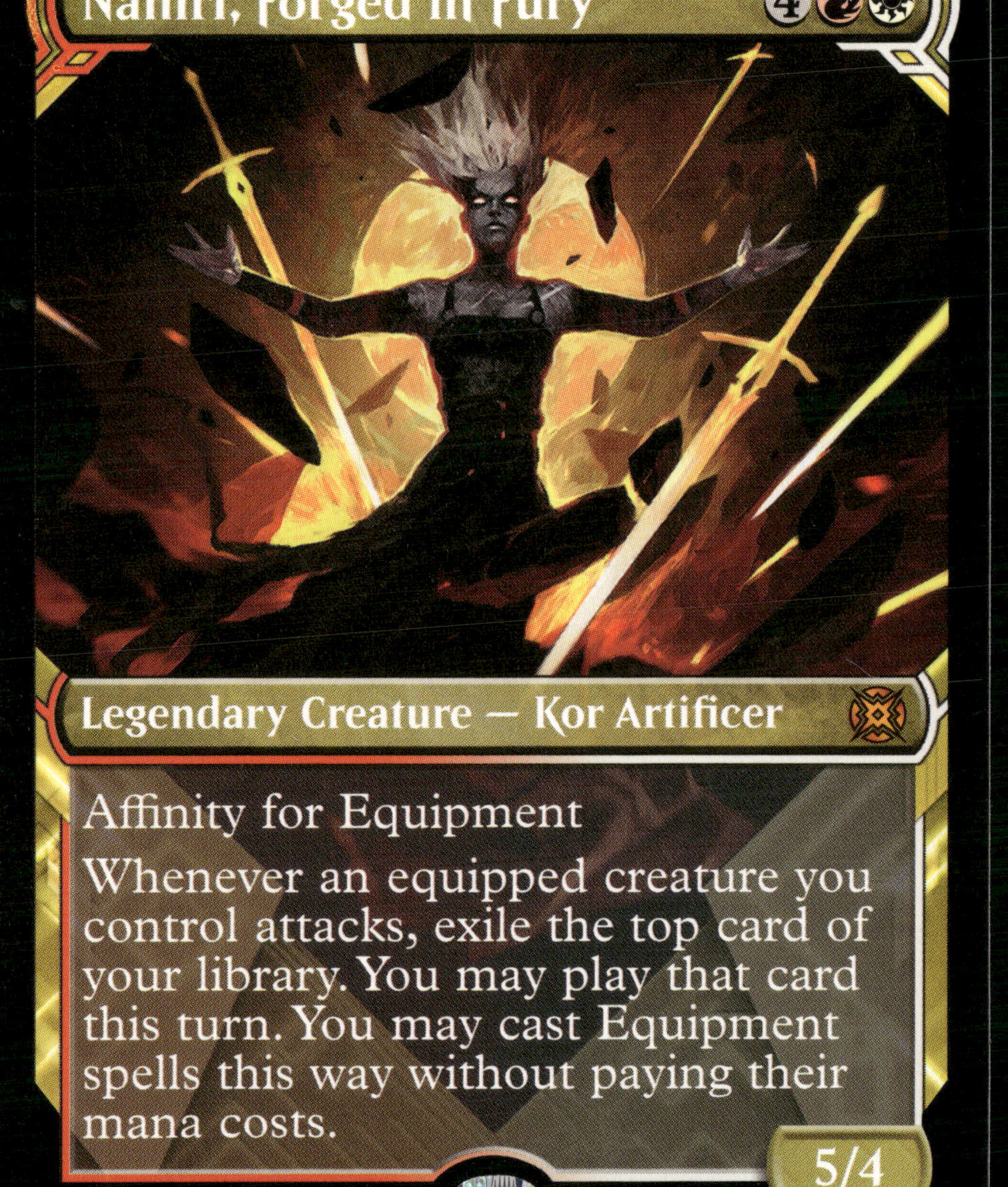 Magic The Gathering March of the Machine: The Aftermath 86 Nahiri, Forged in Fury (Showcase) M NM