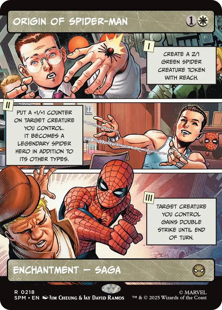 Origin of Spider-Man 218/198 (Marvel's Spider-Man)  - Showcase