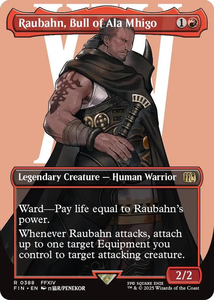 Raubahn, Bull of Ala Mhigo 388 (FINAL FANTASY)  - Borderless
