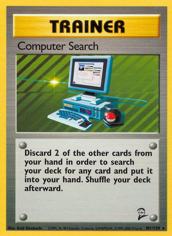 2000 Pokemon Base Set 2 101/130 Computer Search Rare