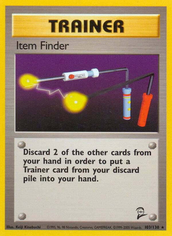 2000 Pokemon Base Set 2 103/130 Item Finder Rare