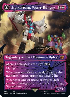Starscream Power Hungry Shattered Glass 20/58 (Universes Beyond: Transformers) 