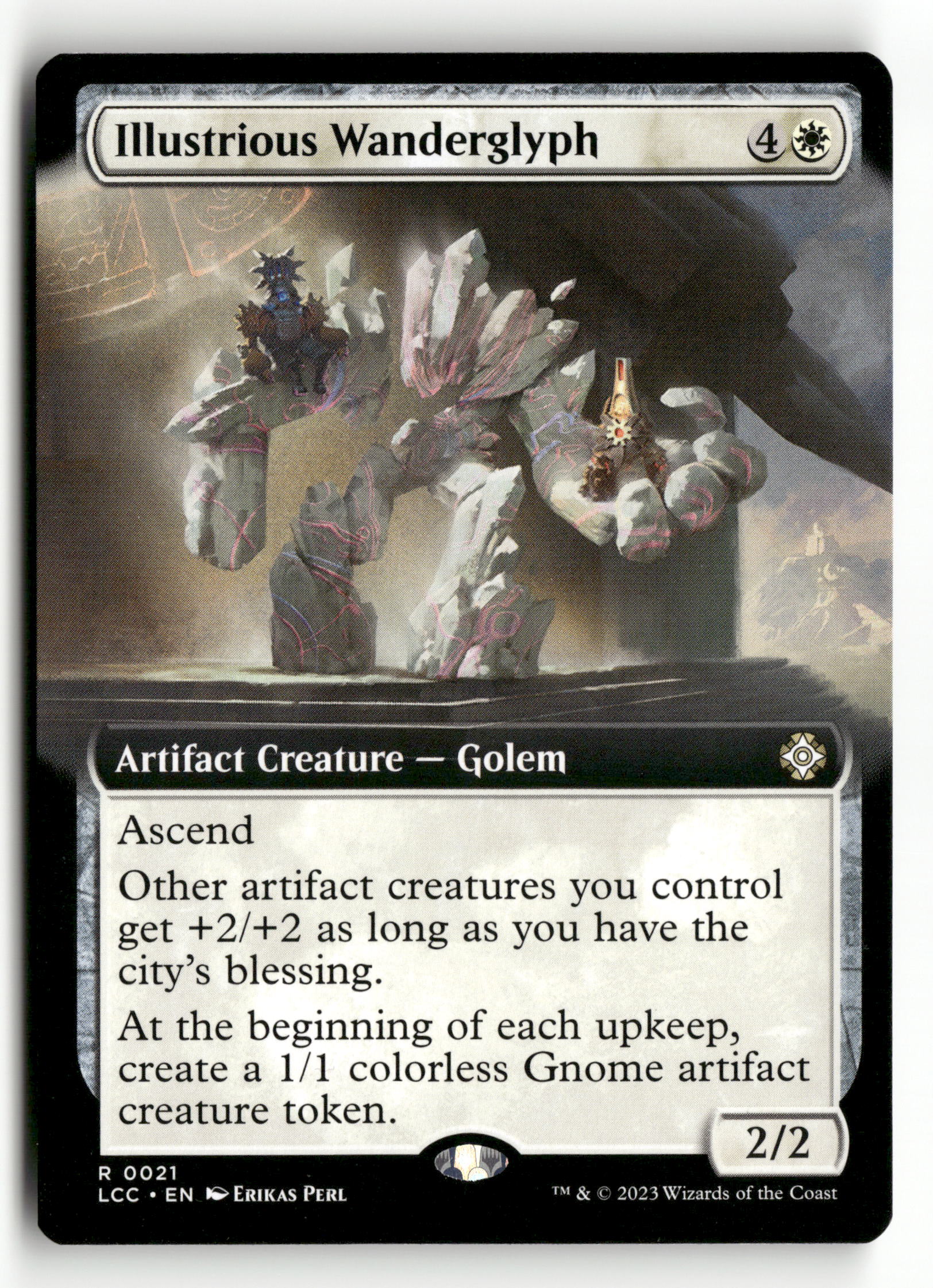 MTG Commander: Lost Caverns of Ixalan 21 Illustrious Wanderglyph (Extended Art) 