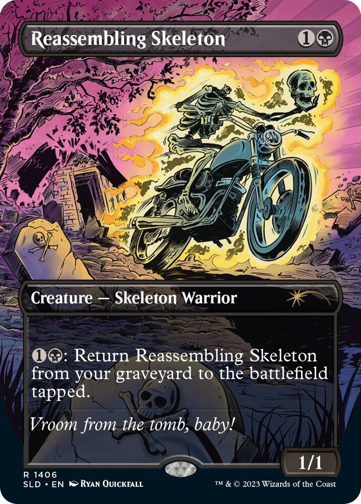 Reassembling Skeleton 1406 (Secret Lair Drop Series)  - Borderless Foil