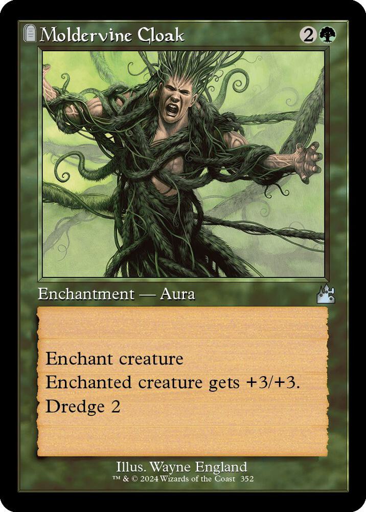 Moldervine Cloak 352/291 (Ravnica Remastered)  - Retro