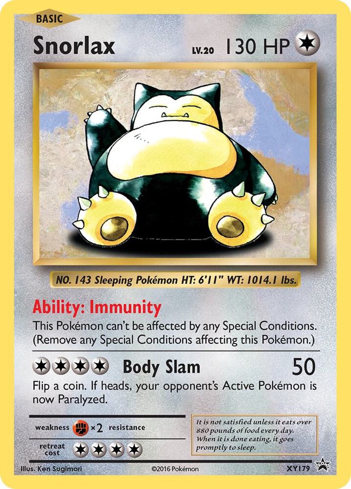 Snorlax XY179 (XY Promos)  - Holofoil