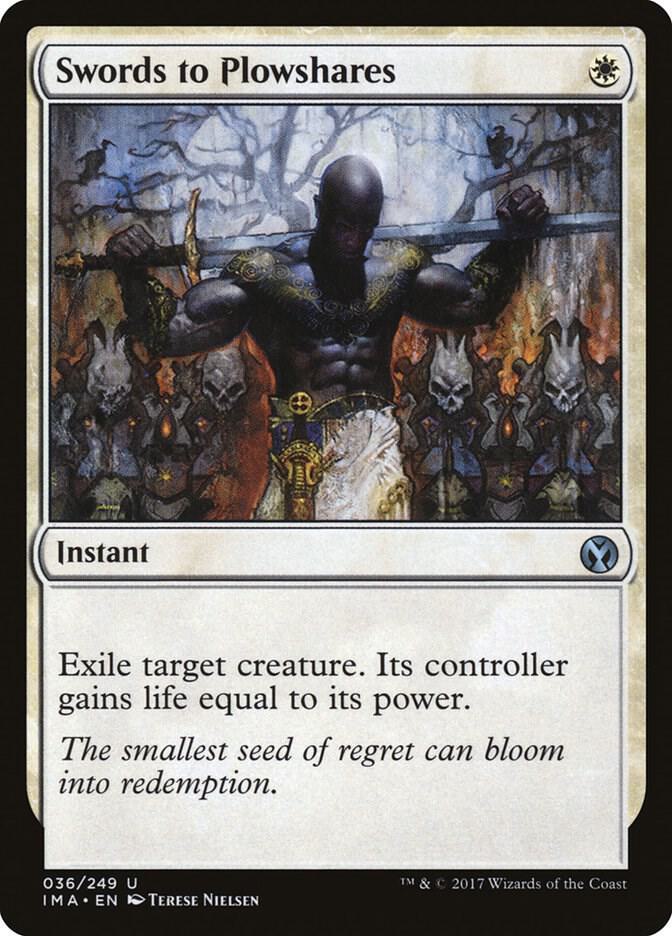 Swords to Plowshares 36/249 (Iconic Masters)  - Foil