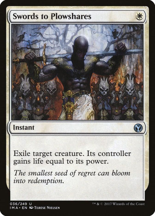 Swords to Plowshares 36/249 (Iconic Masters)  - Foil
