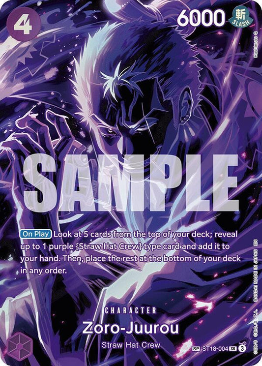 Zoro Juurou ST18-004 (Legacy of the Master)  - Special Foil