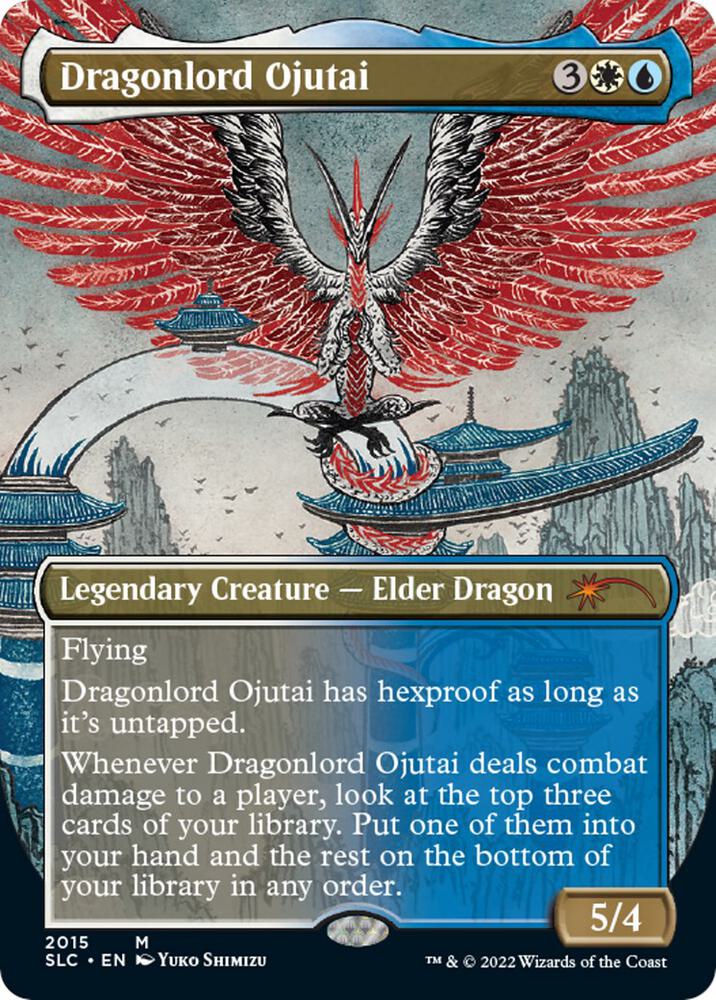 MTG Secret Lair Countdown Kit 2015 Dragonlord Ojutai M NM Foil