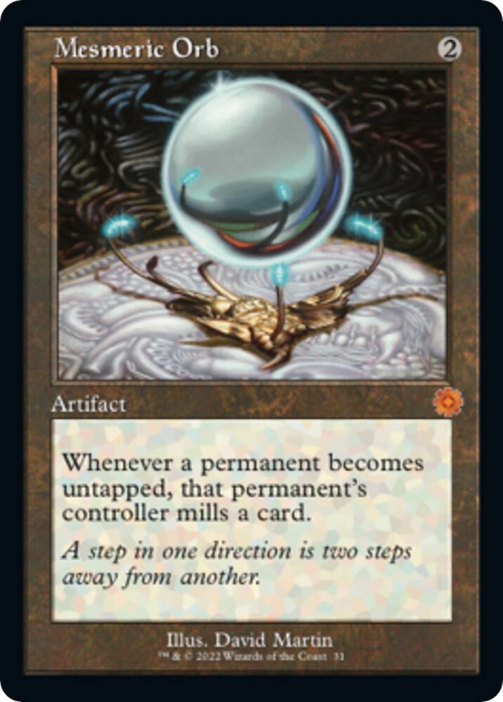 MTG The Brothers' War: Retro Frame Artifacts 31 Mesmeric Orb M NM