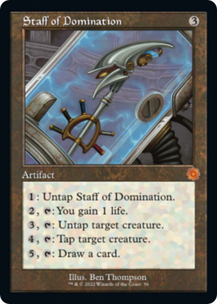 MTG The Brothers' War: Retro Frame Artifacts 56 Staff of Domination M NM