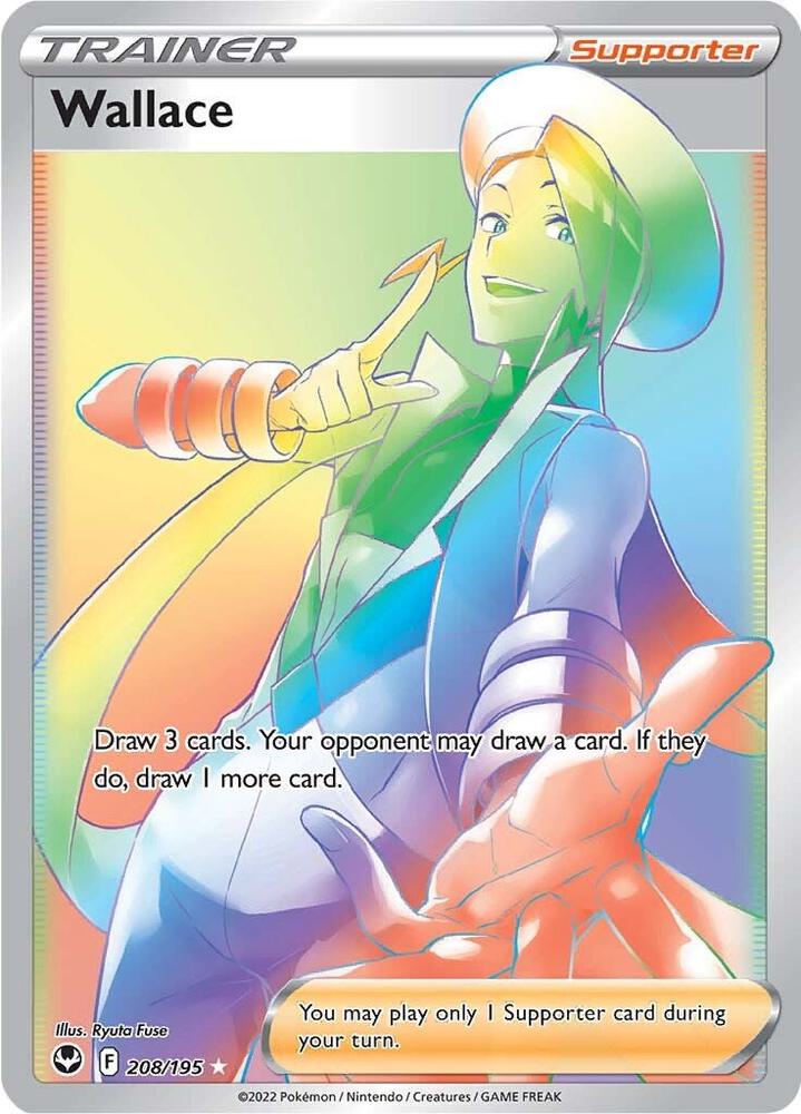 2022 Pokemon SWSH12: Silver Tempest 208/195 Wallace (Secret) Secret Rare