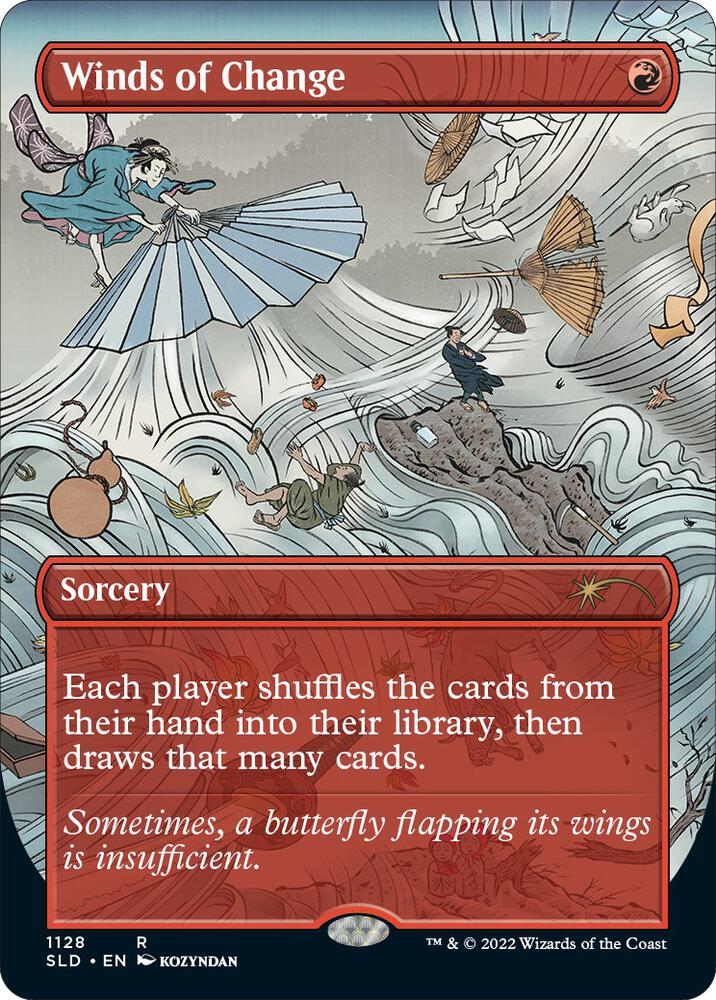 MTG Secret Lair Drop Series 1128 Winds of Change R NM Foil
