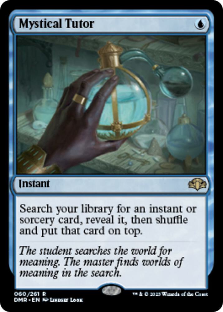 MTG Dominaria Remastered 60 Mystical Tutor R NM