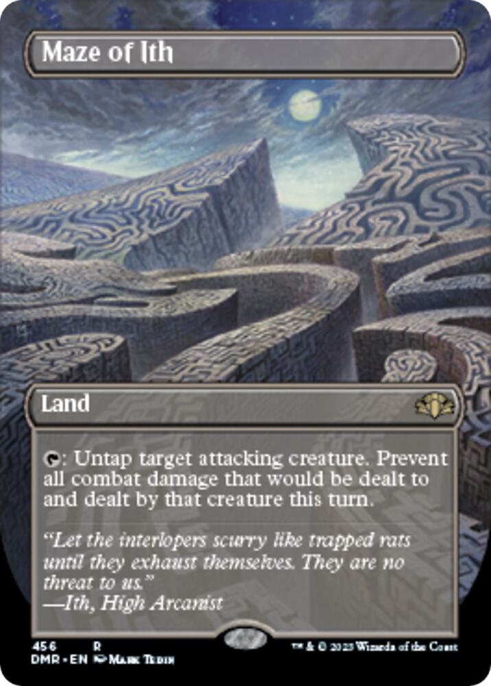 MTG Dominaria Remastered 456 Maze of Ith (Borderless) R NM Foil