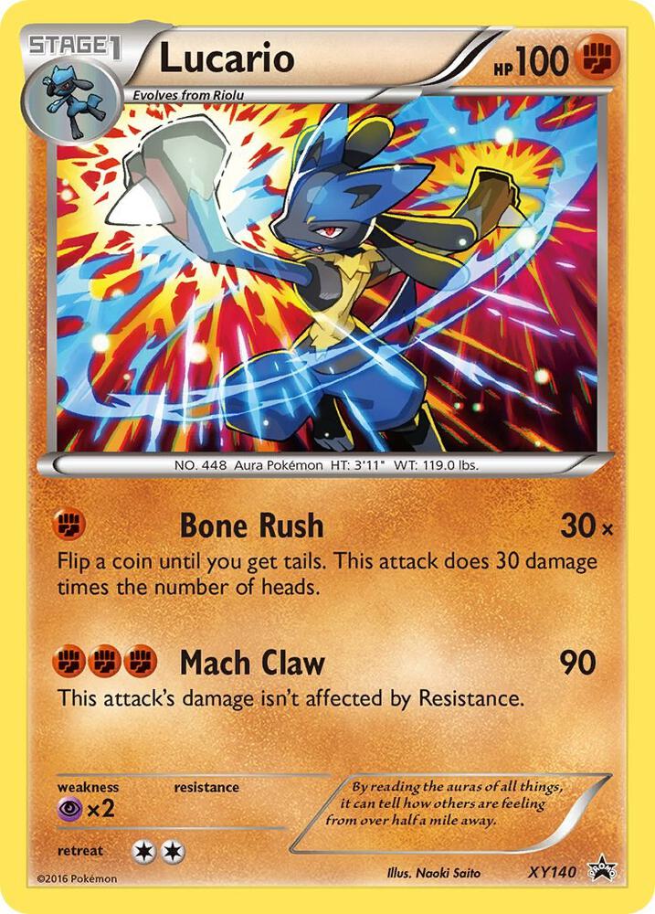 Lucario XY140 (XY Promos)  - Holofoil