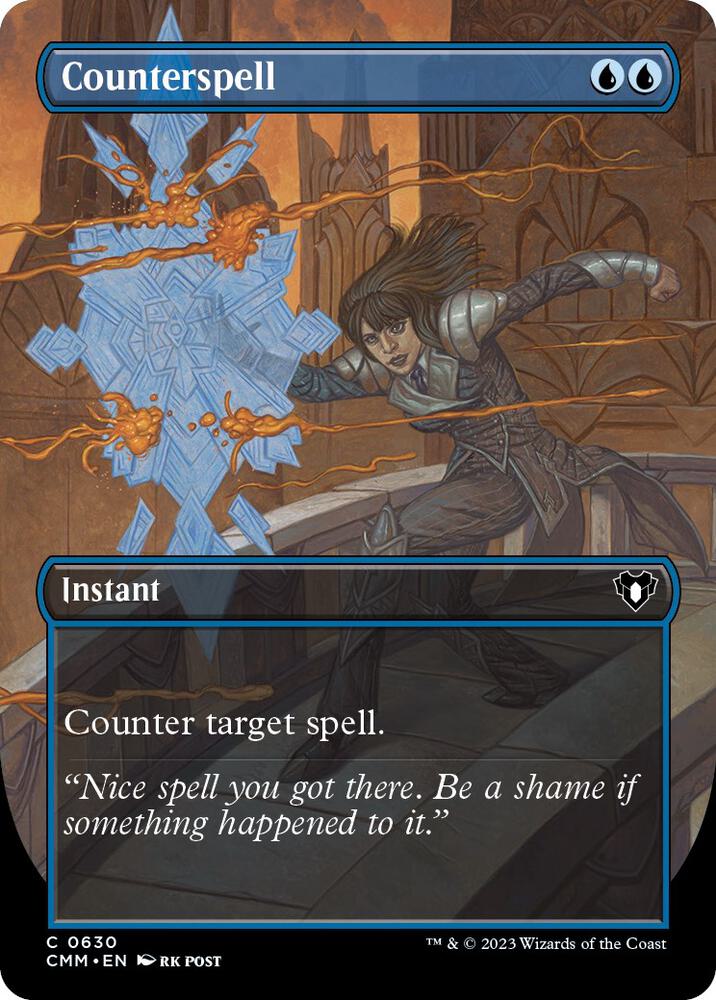 Counterspell 630/451 (Commander Masters)  - Borderless