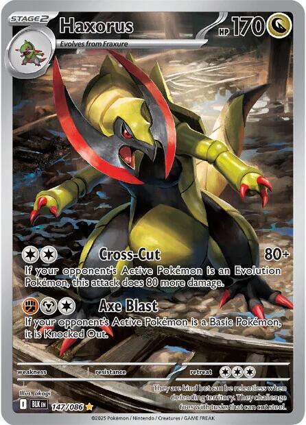 Haxorus 147/086 (SV: Black Bolt)  - Holofoil