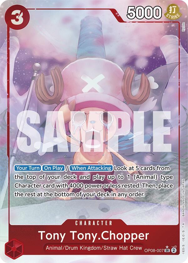 Tony Tony.Chopper OP08-007 (Two Legends)  - Alternate Art Foil