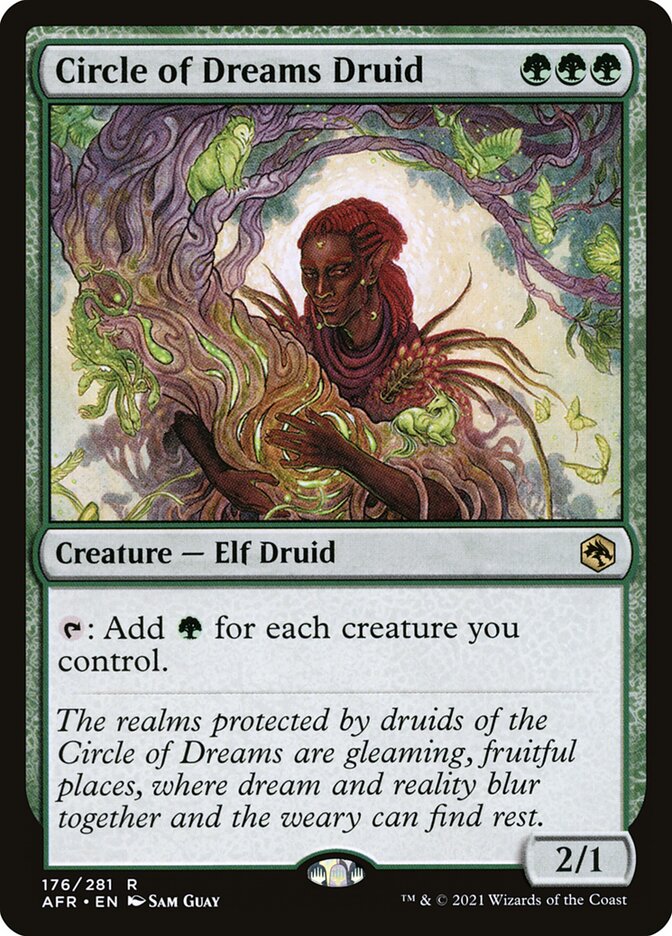 Circle of Dreams Druid 176 (Adventures in the Forgotten Realms)  - Foil