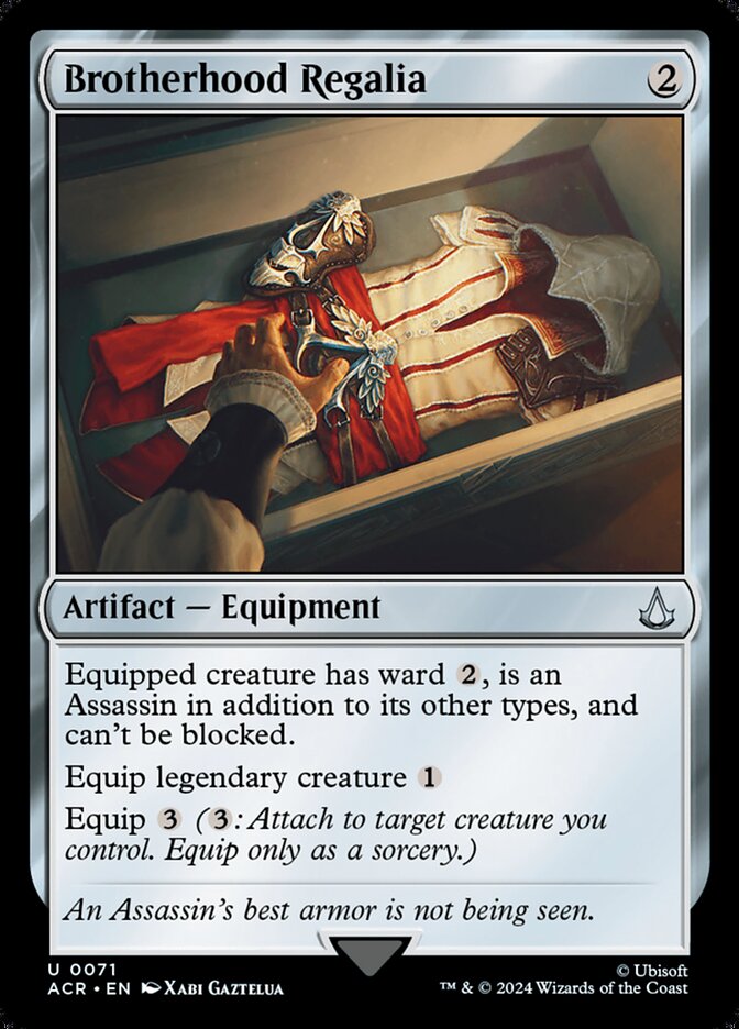 Brotherhood Regalia 71 (Universes Beyond: Assassin's Creed)  - Foil