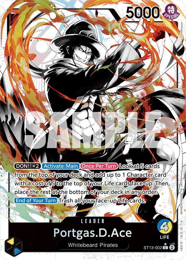 Portgas.D.Ace ST13-002 (Ultra Deck: The Three Brothers)  - Parallel Foil