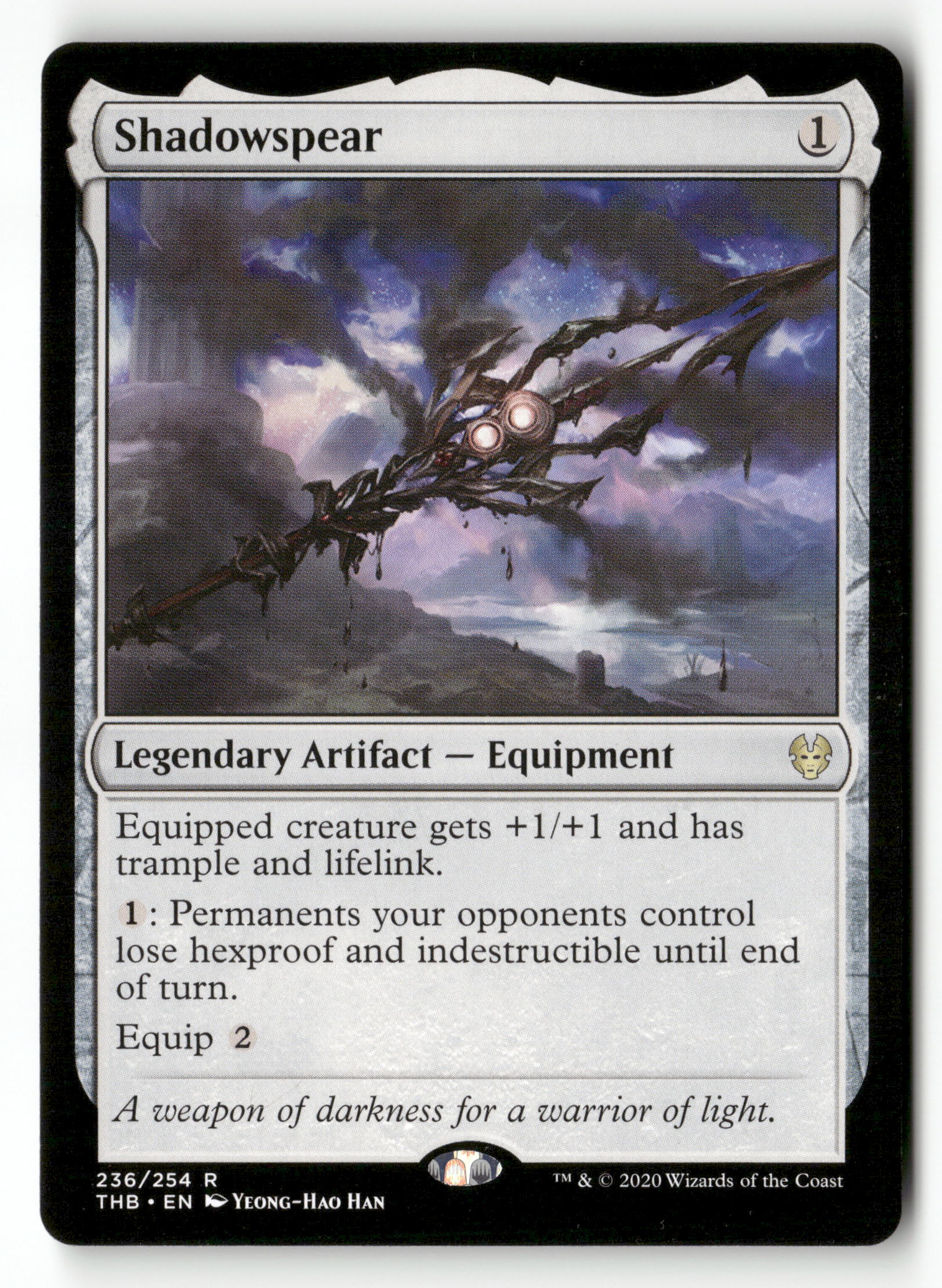 MTG Theros Beyond Death 236 Shadowspear R NM