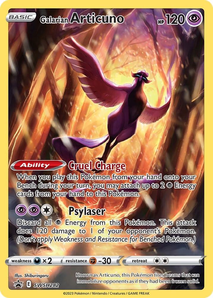 2019 Pokemon SWSH: Sword & Shield Promo Cards SWSH282 Galarian Articuno -  Promo