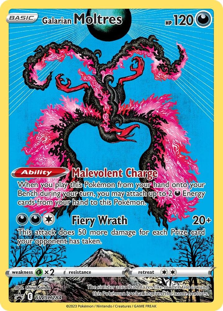 2019 Pokemon SWSH: Sword & Shield Promo Cards SWSH284 Galarian Moltres - Promo