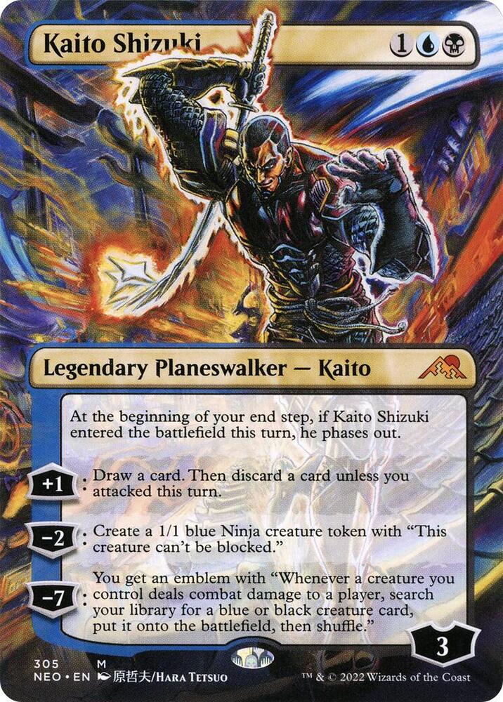 Kaito Shizuki 305/302 (Kamigawa: Neon Dynasty)  - Borderless