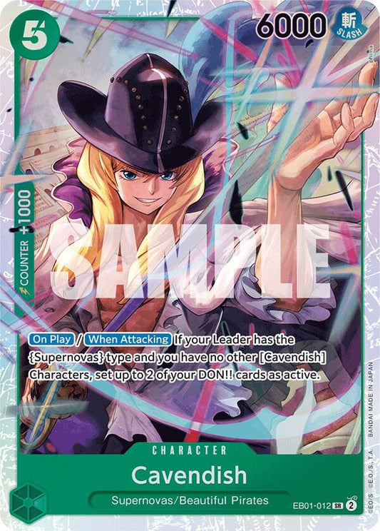 Cavendish EB01-012 (Extra Booster: Memorial Collection)  - Foil