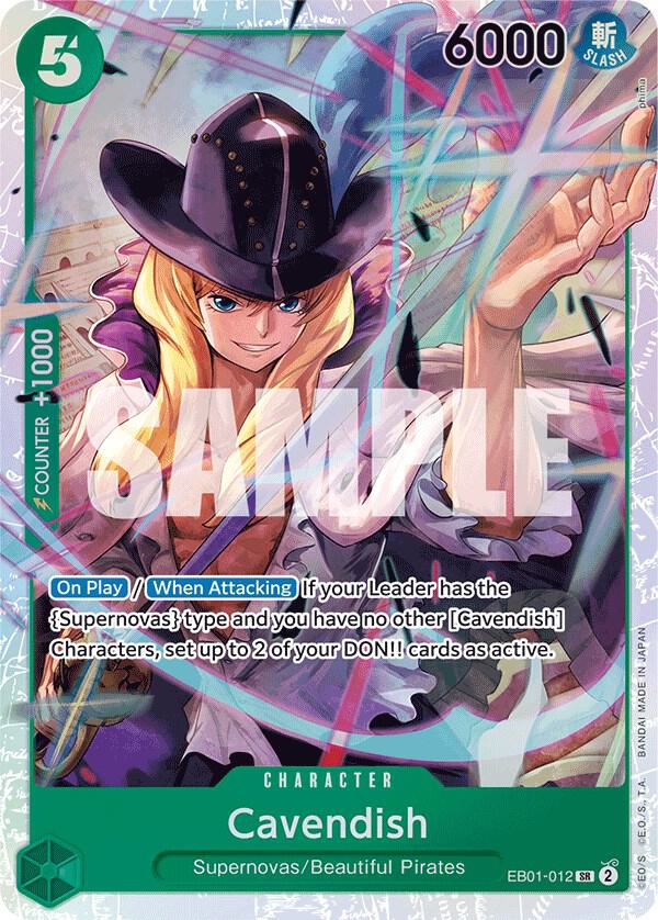 Cavendish EB01-012 (Extra Booster: Memorial Collection)  - Foil