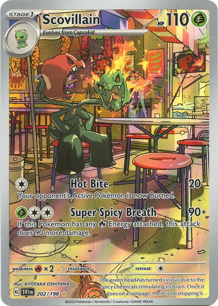 2023 Pokemon SV01: Scarlet & Violet Base Set Scovillain - 202/198 IR