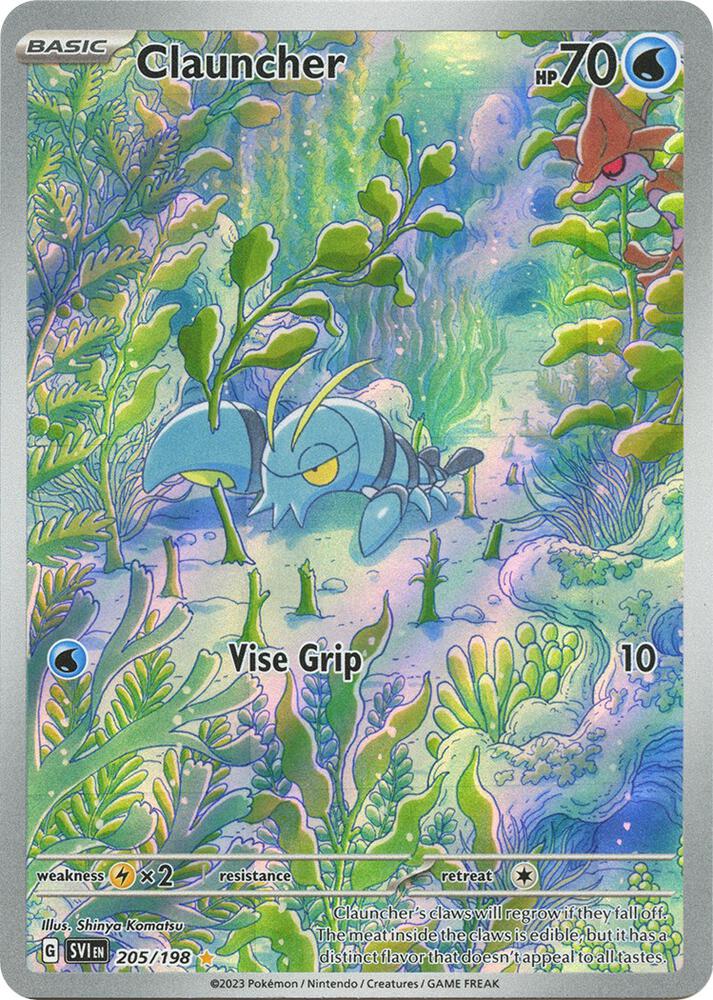 2023 Pokemon SV01: Scarlet & Violet Base Set Clauncher - 205/198 IR