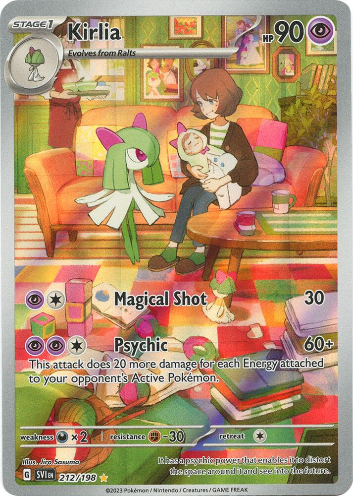 2023 Pokemon SV01: Scarlet & Violet Base Set Kirlia - 212/198 Illustration Rare